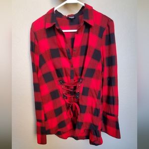 Express Button Sinch Flannel Medium